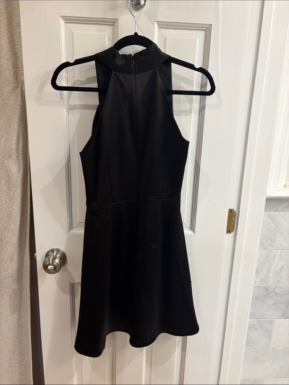 Milly Black One-Shoulder Cocktail Dress